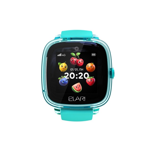 Часы детские Elari KidPhone Fresh 4G зеленые
